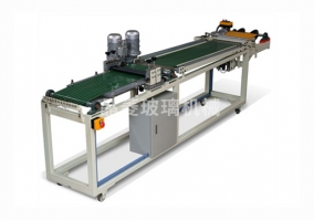 Rolling glass mosaic partitioning and splitting machine